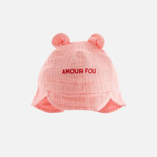 Chapeau bébé Amour Fou rose | Enfant