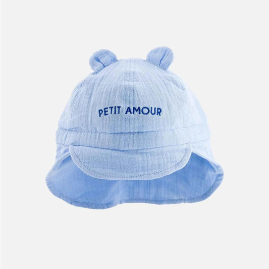Chapeau bébé Petit Amour bleu | Enfant
