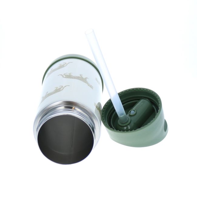 Gourde isotherme kaki Léopard - 300ml Pause goûter