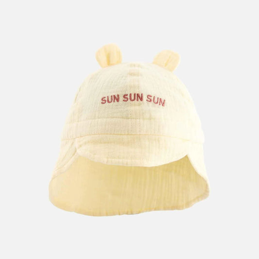 Chapeau bébé Sun Sun jaune | Enfant