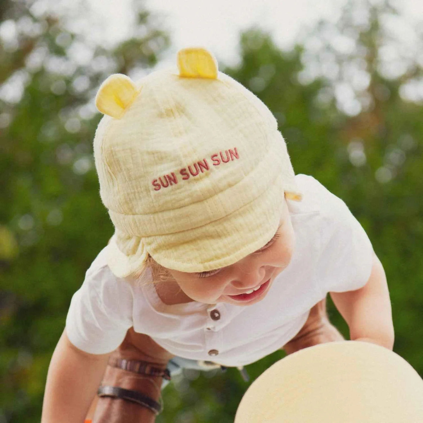 Chapeau bébé Sun Sun jaune | Enfant