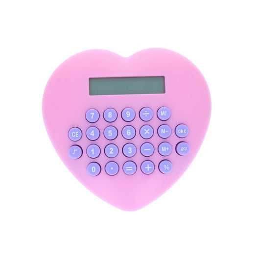 Calculatrice en forme de coeur  Mercredi et Patati
