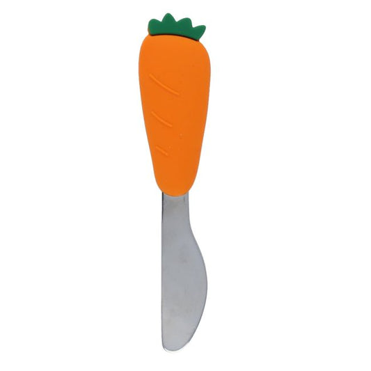 Couteau manche carotte en silicone Pause goûter