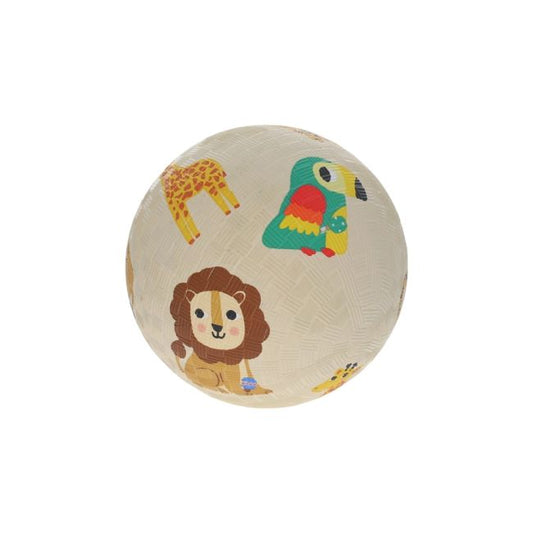 Petit ballon motifs savane 12cm Mercredi et Patati