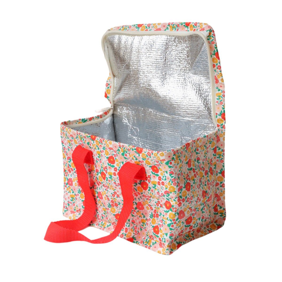 Lunch bag fleuri - La petite poule rousse Pause goûter