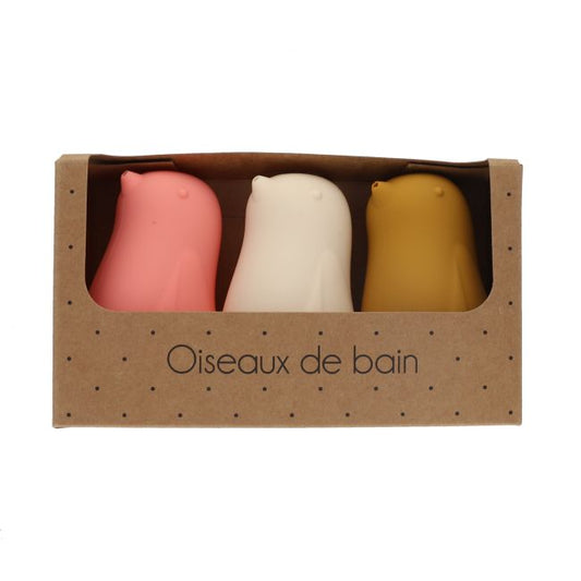 Jeux de bain en silicone oiseaux Amande
