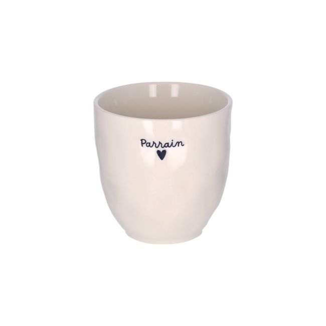 Tasse à café "Parrain" en céramique Atelier jasmin