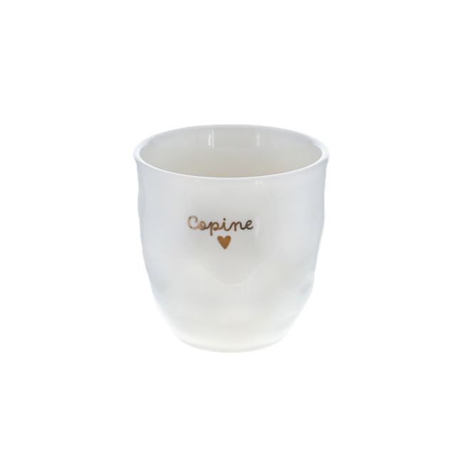 Tasse à café papi cœur doré Atelier jasmin