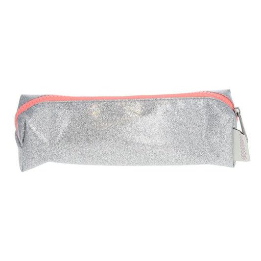 Trousse argentée et rose à paillettes Roodoudou