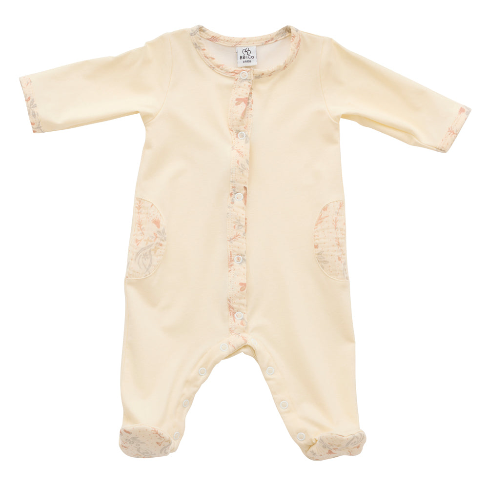 Dors-bien coton ivoire / jardin enchanté – Enchanted Garden