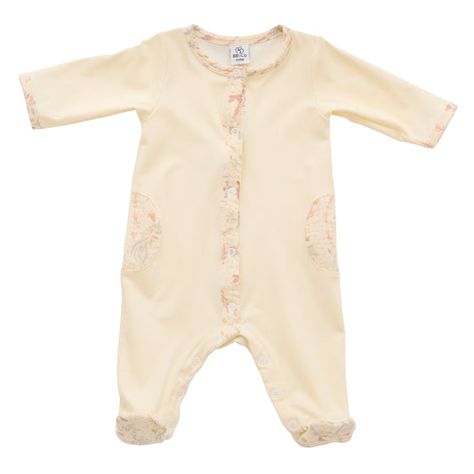 Dors-bien coton ivoire / jardin enchanté – Enchanted Garden