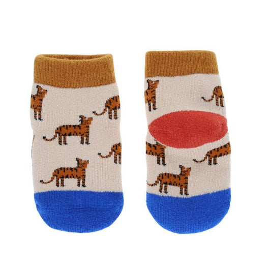 Chaussettes bébé tigres 0-6 mois -Tigre du Bengale Roodoudou