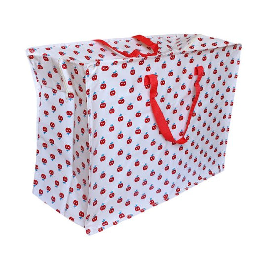 Sac de rangement pommes rouges - Vichy chéri Jolie saison