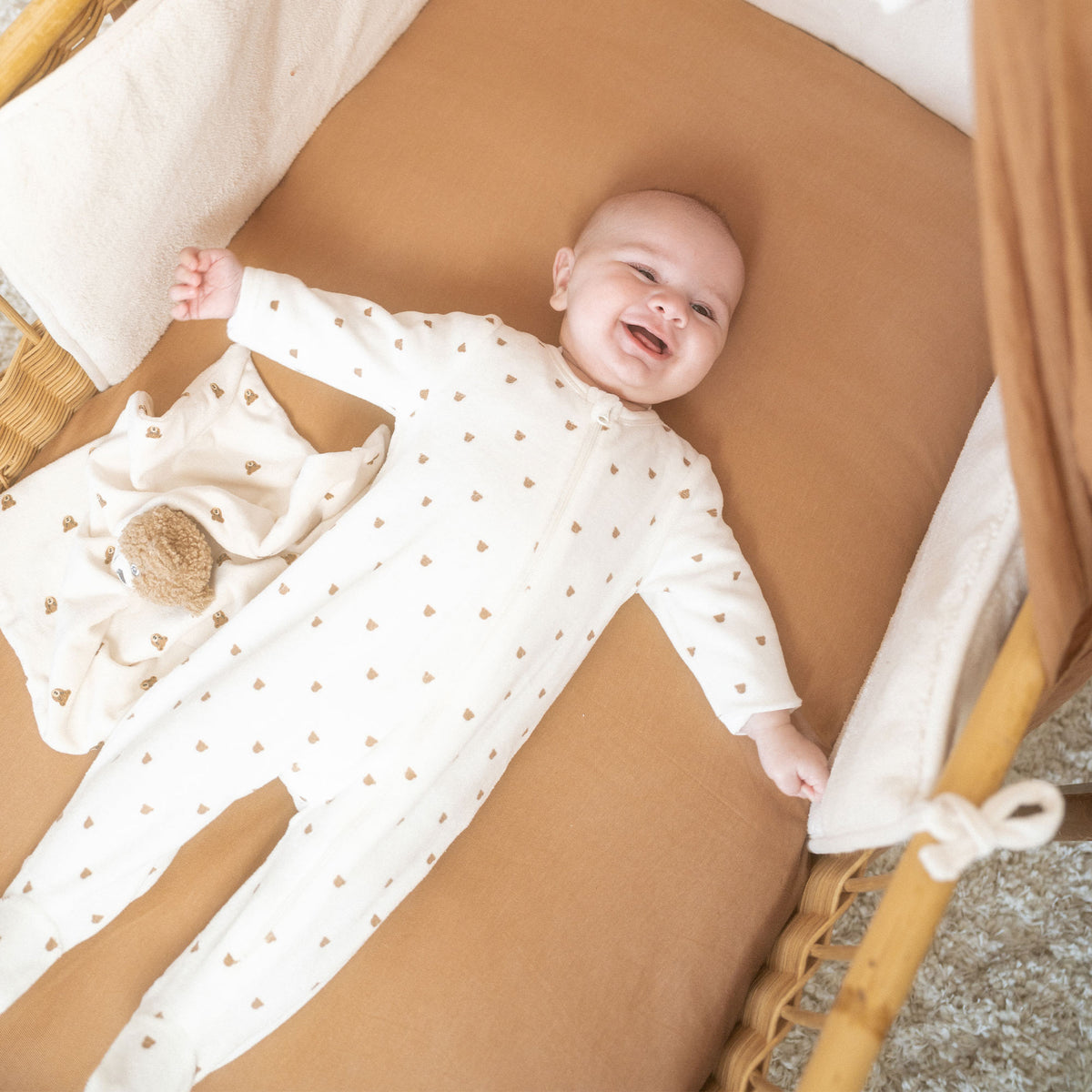 Pyjama de naissance velour - ourson