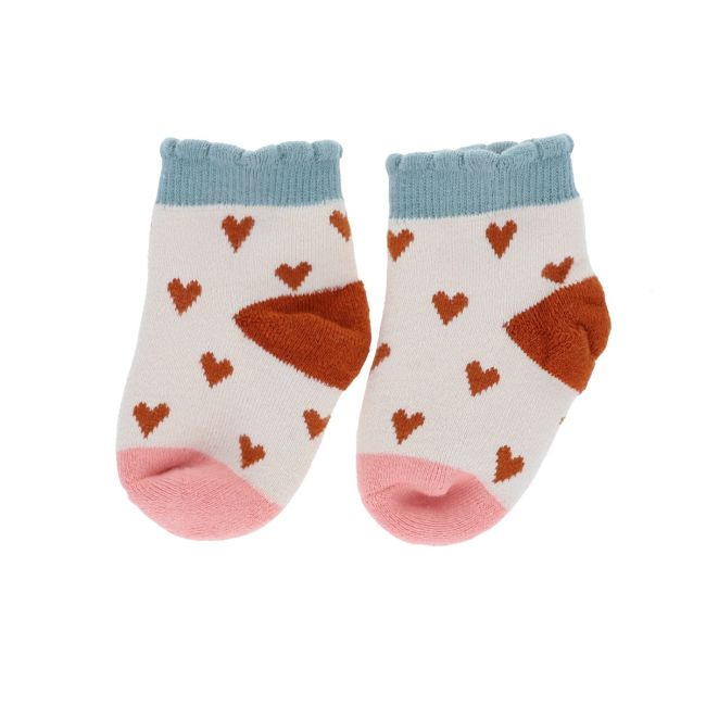 Chaussettes bébé Cœur 0-6 mois - À la cueillette Roodoudou