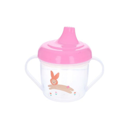 Gobelet à deux anses lapin rose - Chichi pompon Pause goûter