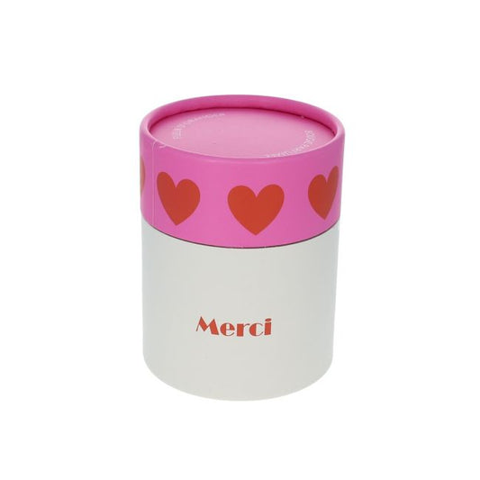 Bougie fleur d'oranger cœur Merci Atelier jasmin