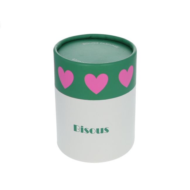 Bougie fleur d'oranger cœur Bisous Atelier jasmin