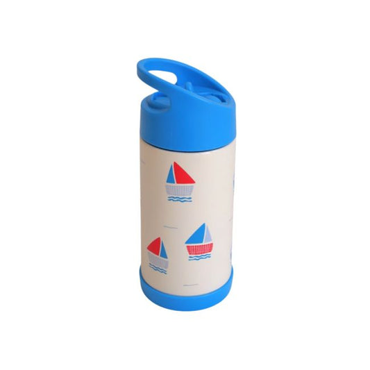 Gourde isotherme paille Bateaux 300ml - Petit Matelot Pause goûter