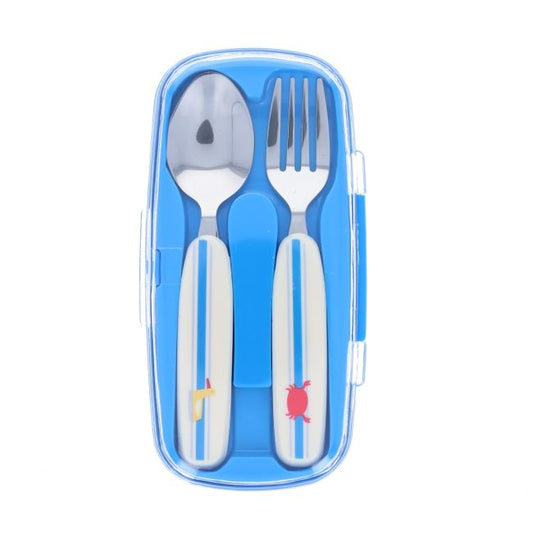 Set de couverts crabe - Petit Matelot Pause goûter