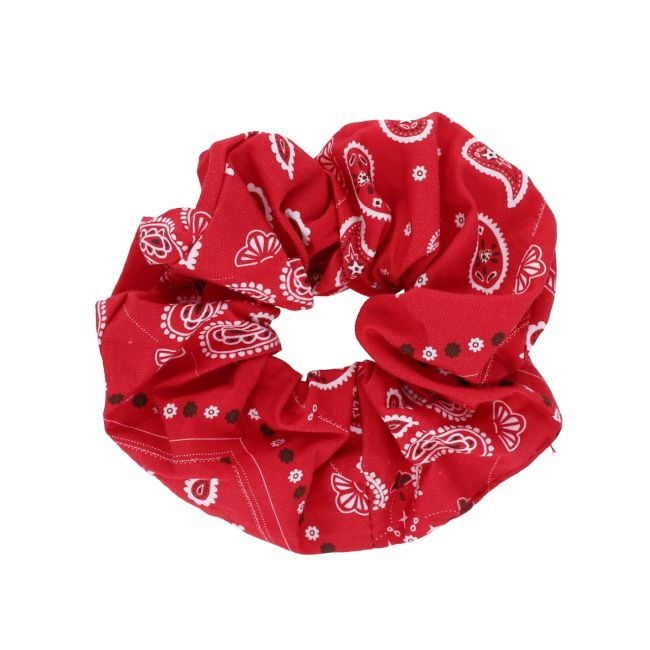 Chouchou motifs bandana rouge - Rodéo Disco Roodoudou