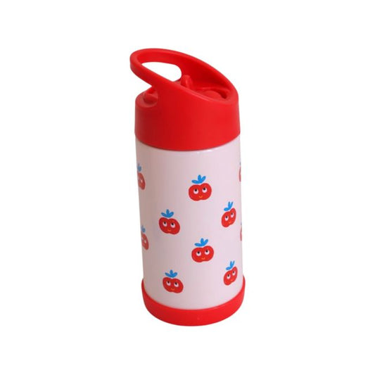 Gourde isotherme paille pommes 300ml - Vichy Chérie Pause goûter