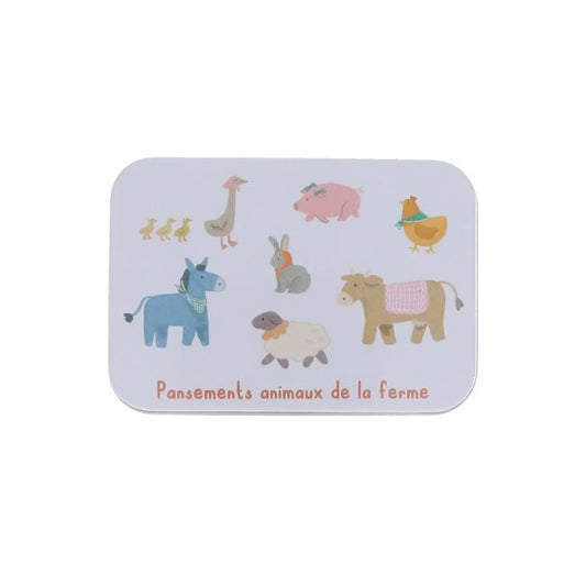 Boîte de 30 pansements enfant animaux de la ferme Petit toi