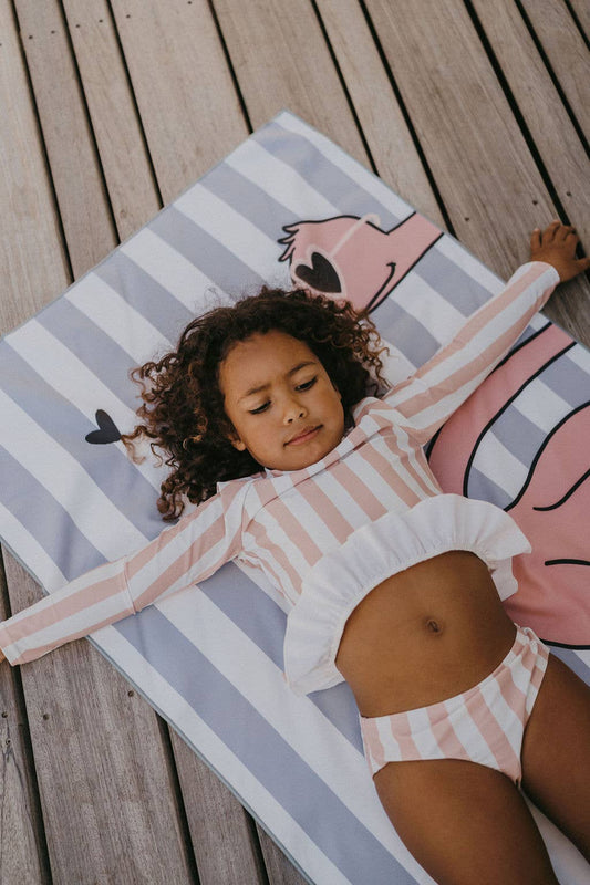 Zakuw - Serviette microfibre enfant - Minus - Flamant