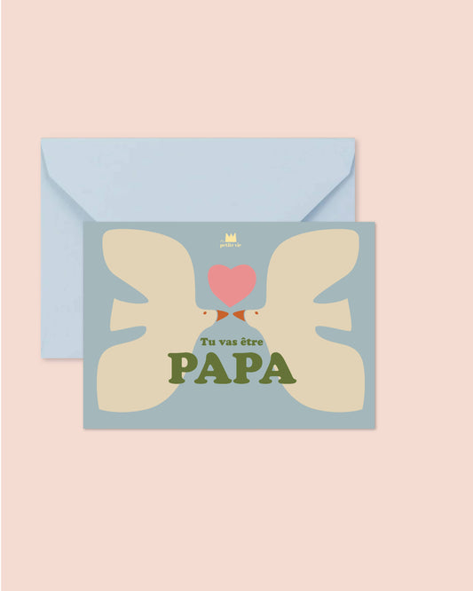 Ma Petite Vie - Carte postale - Tu vas être Papa - Oiseaux