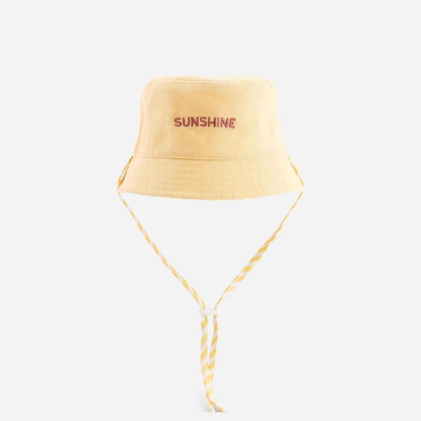 Bob réversible Sunshine rayé jaune| Enfant