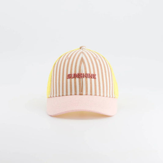 Casquette trucker rayée Sunshine| Enfant
