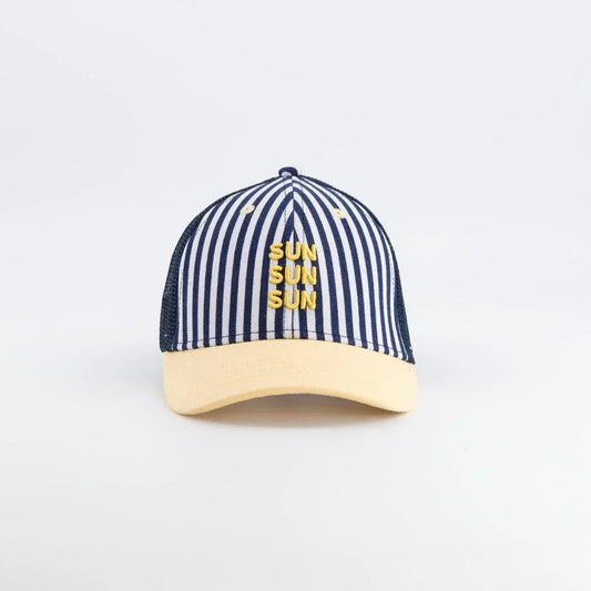 Casquette trucker Sun Sun Sun rayé | Enfant