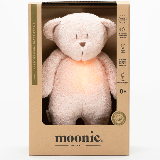 Veilleuse Ourson nature bio rose blush