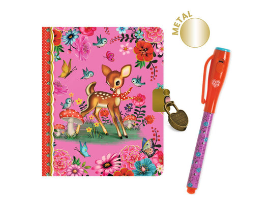 Petits carnets secrets avec feutre magique Fiona