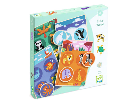 JEUX EDUCATIFS Loto Wood - FSC 100%