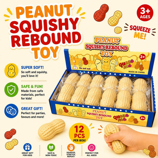 GS Wholesale (Formerly Known as Gypsy Soul) - Peanut Squishy – Jouet anti-stress doux