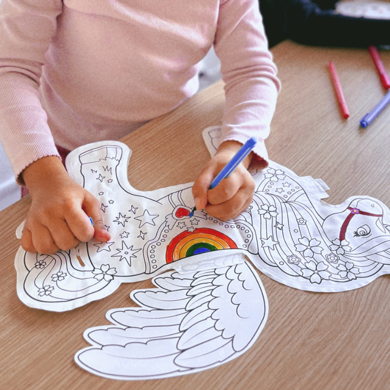 ARA-CREATIVE - Coloriage gonflable -  Licorne Géante
