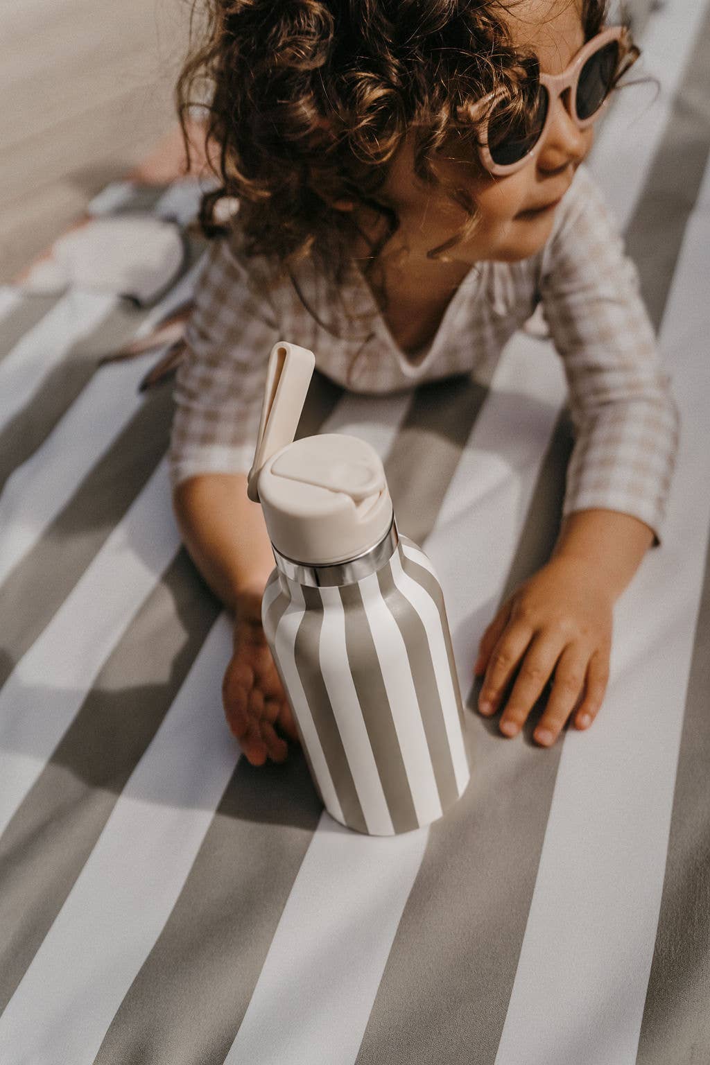 Zakuw - Gourdes enfant - modèle Minus Stripe kaki
