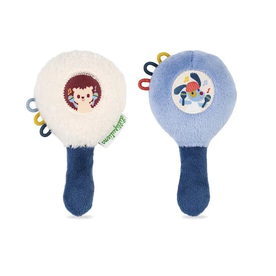 Hochet Maracas Bleu