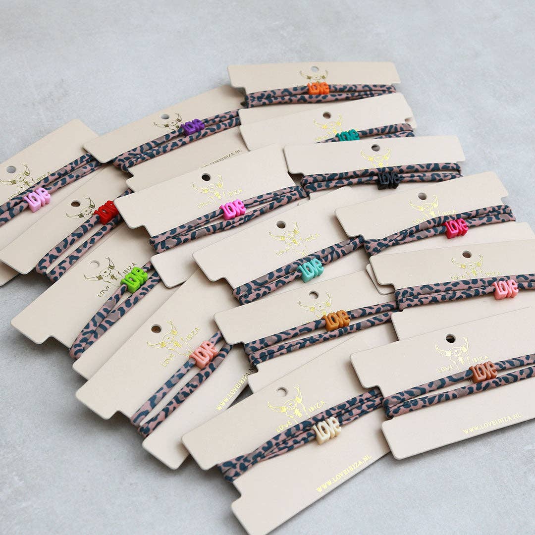 Love Ibiza - Bracelets amour léopard