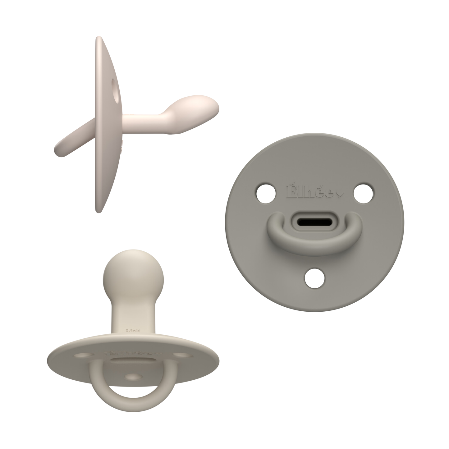 Taille 2 ( 6-18 mois) Tétine ChooChoo - La sucette physiologique en silicone: Blue Grey