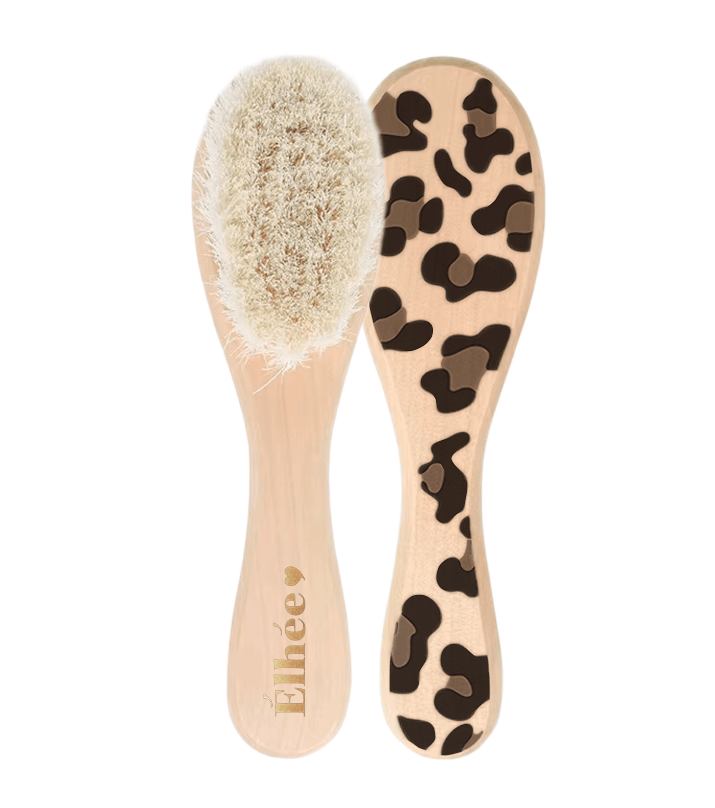Élhée - Brosse bébé en bois naturel Graouu