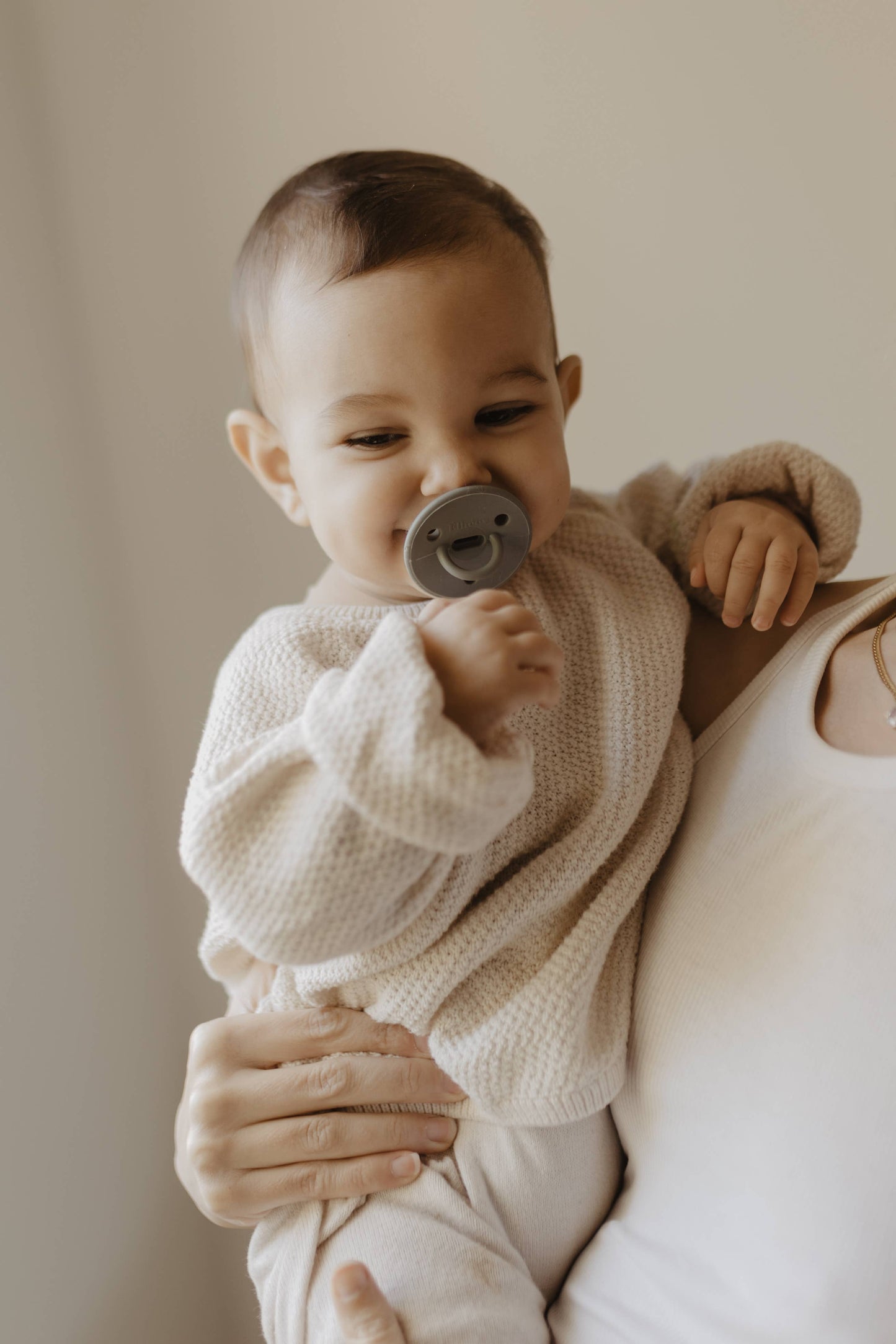 Taille 2 ( 6-18 mois) Tétine ChooChoo - La sucette physiologique en silicone: Sand