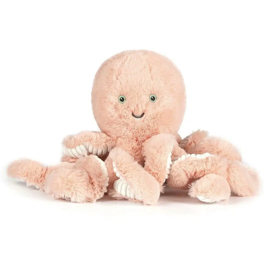 Peluche poulpe ultra douce Rose des sables