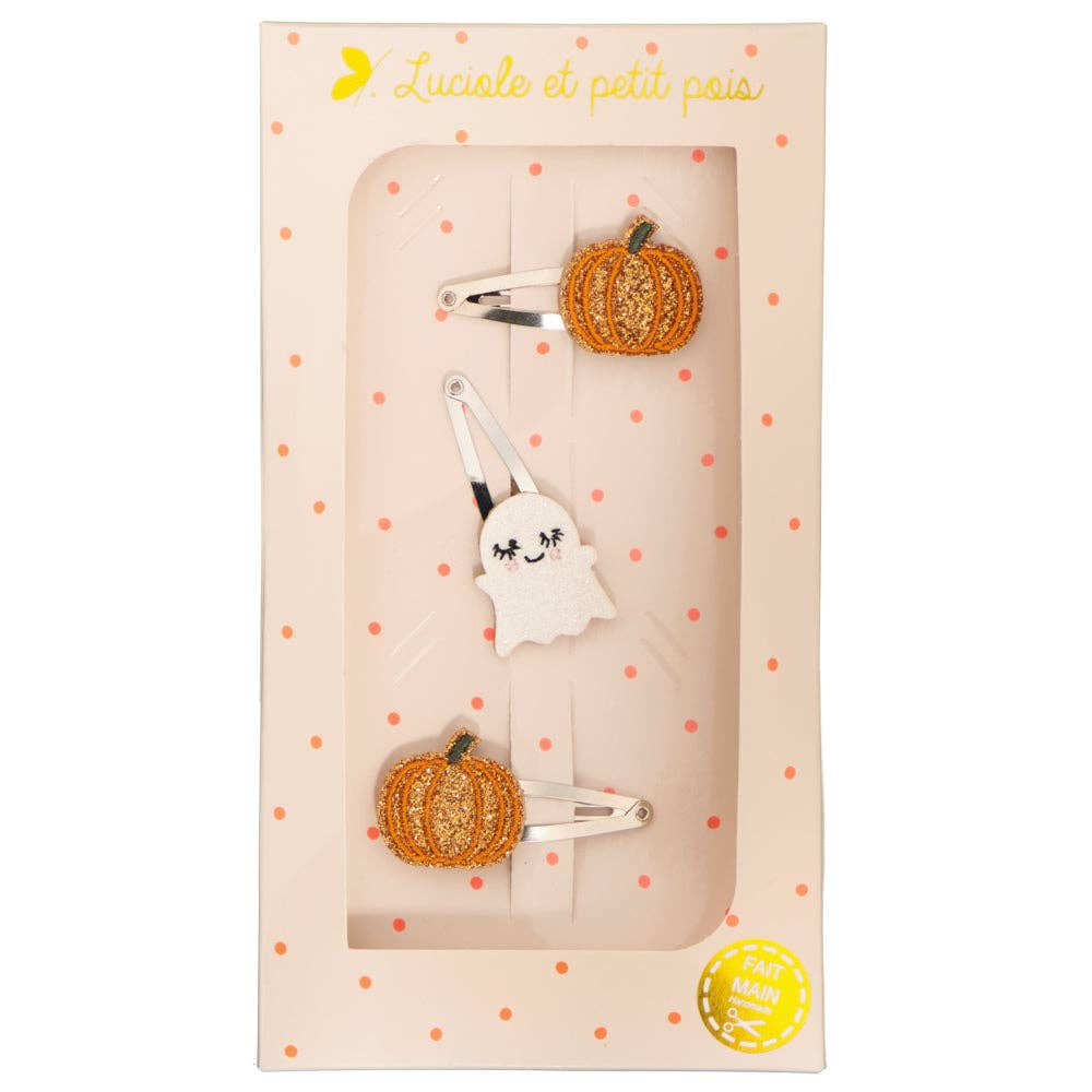 Luciole et Petit Pois - Coffret cadeau "Les Trios" - Citrouilles & Fantôme