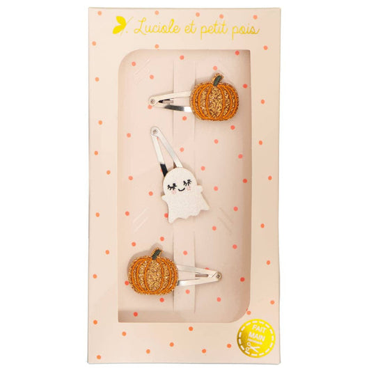 Luciole et Petit Pois - Coffret cadeau "Les Trios" - Citrouilles & Fantôme