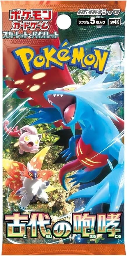 Cartes Pokémon Ancien Roar SV4K Booster / japonaise