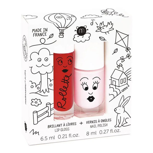 Coffret Kids Cottage Vernis Bella & Rollette Cerise
