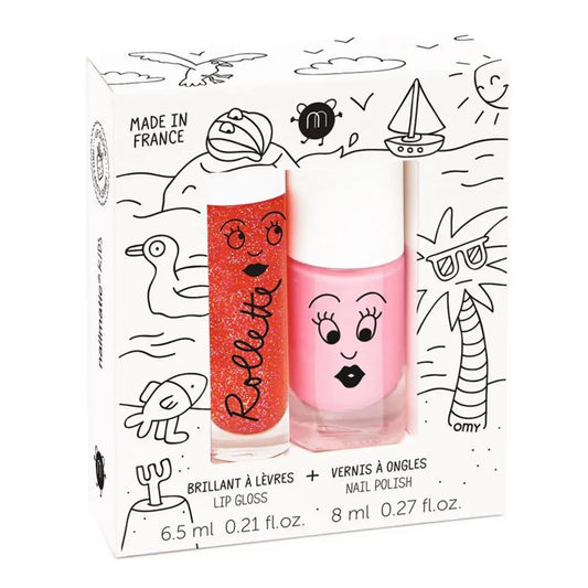 Coffret Holidays Vernis Cookie & Rollette Fraise