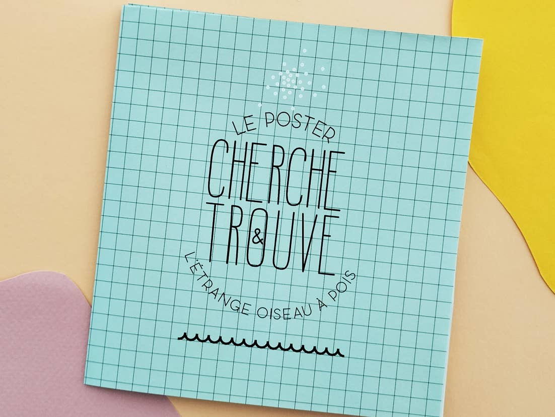 Pamela Loops - Poster Cherche et Trouve « Bébé en route » pour futur grand-père